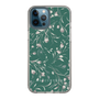 Slim Protection Case［ MERCURYDUO - BotanicalFlower - Green ］