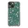 Slim Protection Case［ MERCURYDUO - BotanicalFlower - Green ］