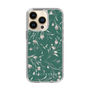 Slim Protection Case［ MERCURYDUO - BotanicalFlower - Green ］