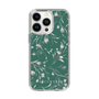 Slim Protection Case［ MERCURYDUO - BotanicalFlower - Green ］