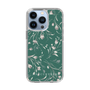 Slim Protection Case［ MERCURYDUO - BotanicalFlower - Green ］