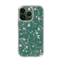 Slim Protection Case［ MERCURYDUO - BotanicalFlower - Green ］
