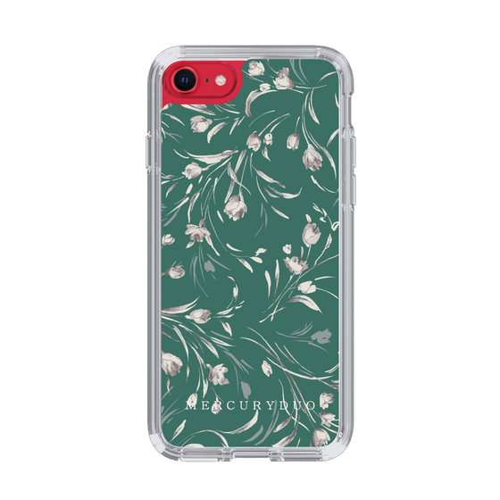 Slim Protection Case［ MERCURYDUO - BotanicalFlower - Green ］