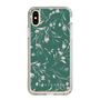 Slim Protection Case［ MERCURYDUO - BotanicalFlower - Green ］