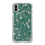 Slim Protection Case［ MERCURYDUO - BotanicalFlower - Green ］