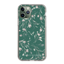 Slim Protection Case［ MERCURYDUO - BotanicalFlower - Green ］