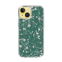 Slim Protection Case［ MERCURYDUO - BotanicalFlower - Green ］