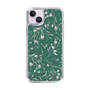 Slim Protection Case［ MERCURYDUO - BotanicalFlower - Green ］