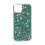 Slim Protection Case［ MERCURYDUO - BotanicalFlower - Green ］