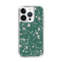 Slim Protection Case［ MERCURYDUO - BotanicalFlower - Green ］