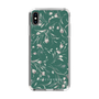 Slim Protection Case［ MERCURYDUO - BotanicalFlower - Green ］