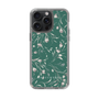 Slim Protection Case［ MERCURYDUO - BotanicalFlower - Green ］