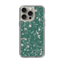 Slim Protection Case［ MERCURYDUO - BotanicalFlower - Green ］
