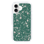 Slim Protection Case［ MERCURYDUO - BotanicalFlower - Green ］
