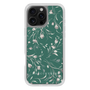 Slim Protection Case［ MERCURYDUO - BotanicalFlower - Green ］
