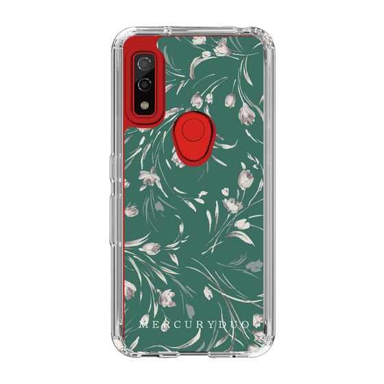 Slim Protection Case［ MERCURYDUO - BotanicalFlower - Green ］