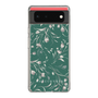 Slim Protection Case［ MERCURYDUO - BotanicalFlower - Green ］