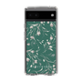 Slim Protection Case［ MERCURYDUO - BotanicalFlower - Green ］