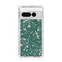 Slim Protection Case［ MERCURYDUO - BotanicalFlower - Green ］