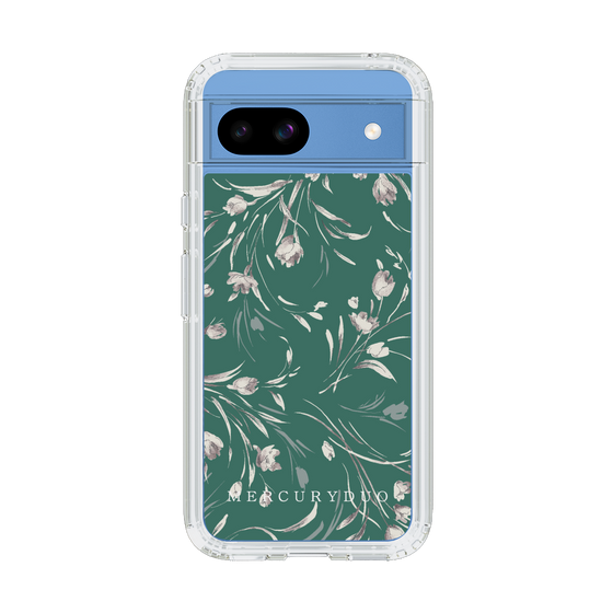 Slim Protection Case［ MERCURYDUO - BotanicalFlower - Green ］