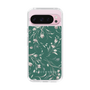 Slim Protection Case［ MERCURYDUO - BotanicalFlower - Green ］