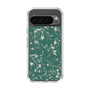 Slim Protection Case［ MERCURYDUO - BotanicalFlower - Green ］
