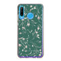 Slim Protection Case［ MERCURYDUO - BotanicalFlower - Green ］