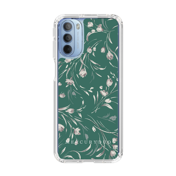 Slim Protection Case［ MERCURYDUO - BotanicalFlower - Green ］