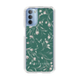 Slim Protection Case［ MERCURYDUO - BotanicalFlower - Green ］