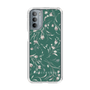 Slim Protection Case［ MERCURYDUO - BotanicalFlower - Green ］