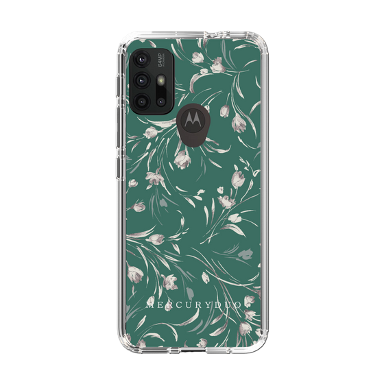Slim Protection Case［ MERCURYDUO - BotanicalFlower - Green ］