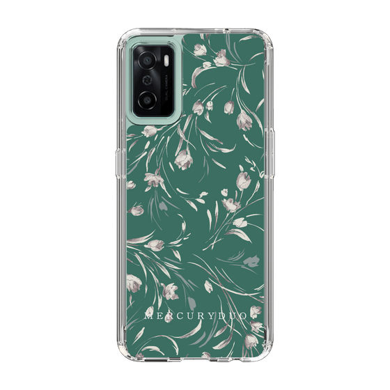 Slim Protection Case［ MERCURYDUO - BotanicalFlower - Green ］