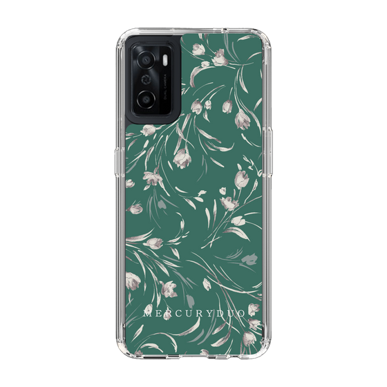 Slim Protection Case［ MERCURYDUO - BotanicalFlower - Green ］