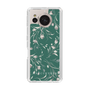 Slim Protection Case［ MERCURYDUO - BotanicalFlower - Green ］
