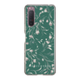 Slim Protection Case［ MERCURYDUO - BotanicalFlower - Green ］