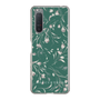 Slim Protection Case［ MERCURYDUO - BotanicalFlower - Green ］