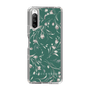 Slim Protection Case［ MERCURYDUO - BotanicalFlower - Green ］