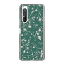 Slim Protection Case［ MERCURYDUO - BotanicalFlower - Green ］
