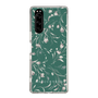 Slim Protection Case［ MERCURYDUO - BotanicalFlower - Green ］