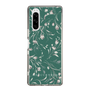 Slim Protection Case［ MERCURYDUO - BotanicalFlower - Green ］