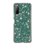 Slim Protection Case［ MERCURYDUO - BotanicalFlower - Green ］