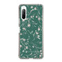 Slim Protection Case［ MERCURYDUO - BotanicalFlower - Green ］