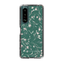 Slim Protection Case［ MERCURYDUO - BotanicalFlower - Green ］