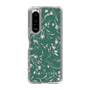 Slim Protection Case［ MERCURYDUO - BotanicalFlower - Green ］