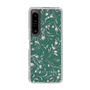 Slim Protection Case［ MERCURYDUO - BotanicalFlower - Green ］