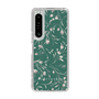 Slim Protection Case［ MERCURYDUO - BotanicalFlower - Green ］