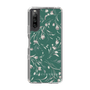 Slim Protection Case［ MERCURYDUO - BotanicalFlower - Green ］