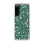 Slim Protection Case［ MERCURYDUO - BotanicalFlower - Green ］
