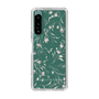 Slim Protection Case［ MERCURYDUO - BotanicalFlower - Green ］