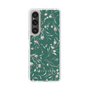 Slim Protection Case［ MERCURYDUO - BotanicalFlower - Green ］